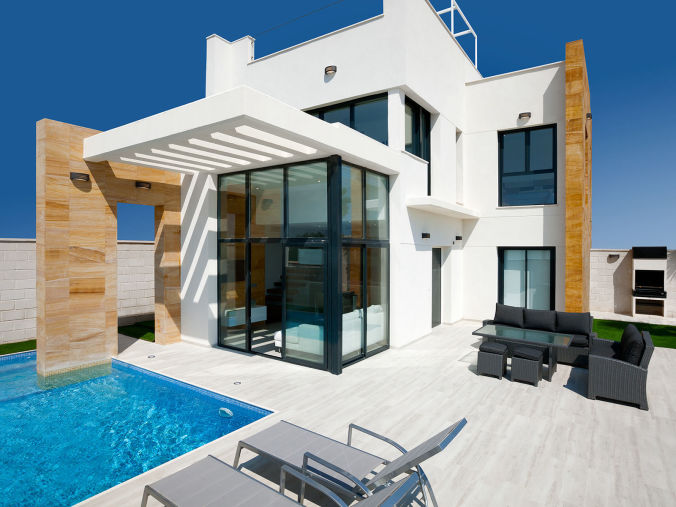 A fantastic modern new Residential Complex comprising of 31 villas with private pool in Cabo Roig - Orihuela Costa  starting from 299.900 € A fantastic modern new Residential Complex comprising of 31 villas with private pool in Cabo Roig - Orihuela Costa  starting from 299.900 €